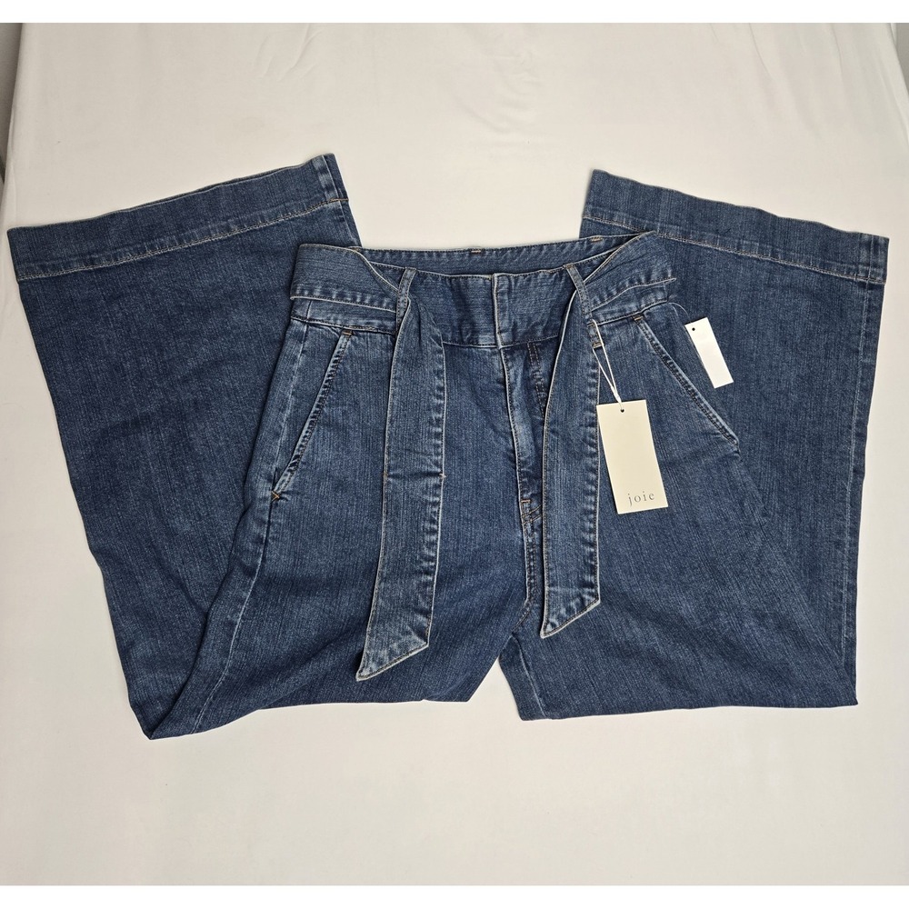 Joie Marylu Wide Leg Crop Tie‎ Jeans Size 6 NWT